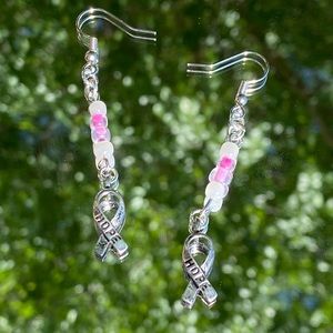 Handmade hope earrings!